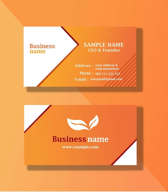 Tarjeta de visita profesional y única