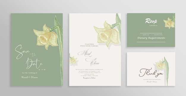 Tarjetas blancas con flores rosas. tarjetas de boda con grabado decorativo floral psd
