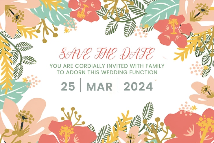 PSD tarjetas de felicitación para invitaciones de boda