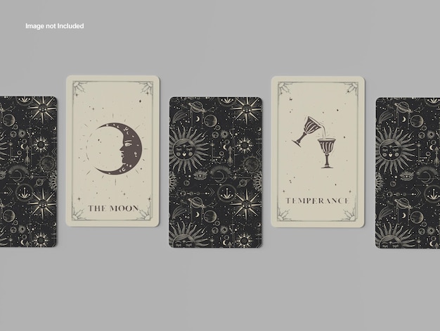 Tarot-Karten-Mockup