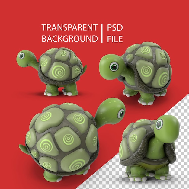 Tartaruga de desenho animado PNG