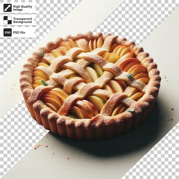 Tarte Aux Pommes Maison Psd Sur Fond Transparent Avec Couche De Masque Modifiable