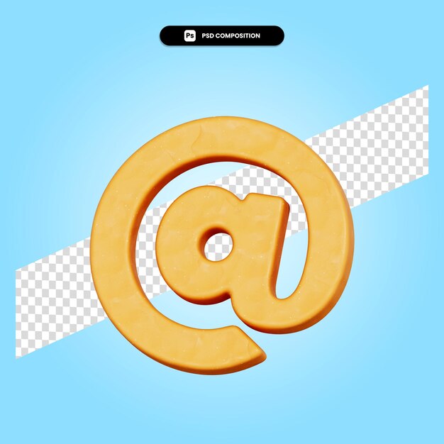 A la tasa 3d renderizar ilustración aislada