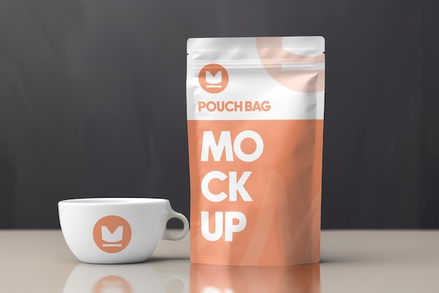 Tasche mit Becher