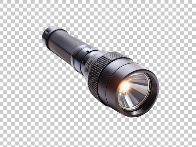 PSD taschenlampe oder fackel auf durchsichtigem hintergrund