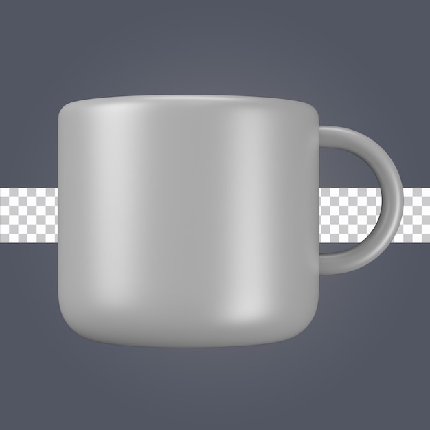 PSD tasse 3d-symbol