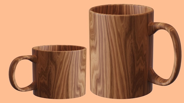 Une Tasse En Bois