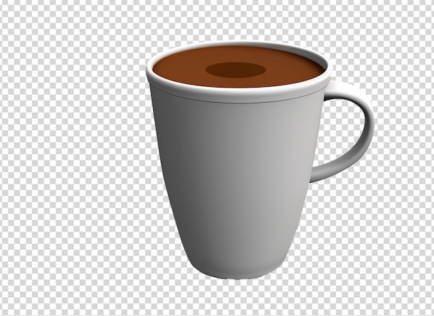 Une tasse de café 3D