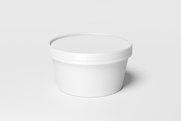 une tasse de maquette de crème glacée
