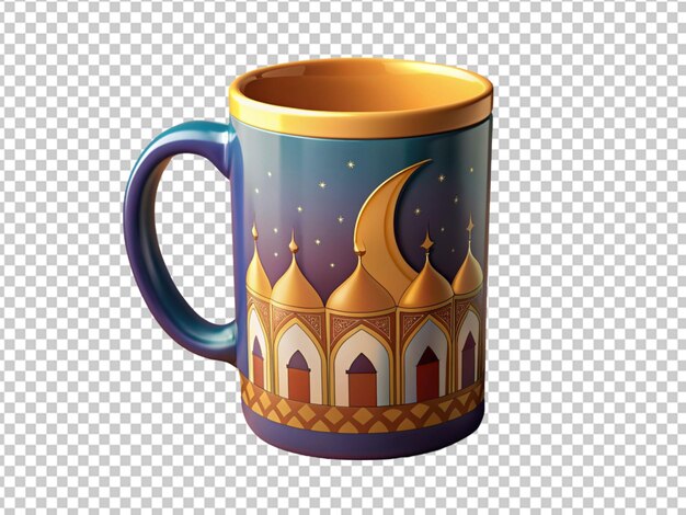 PSD une tasse à thème islamique