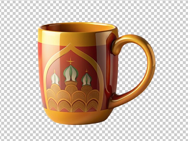 PSD une tasse à thème islamique