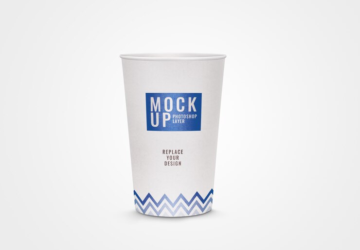 PSD tasse wassermodell realistisch