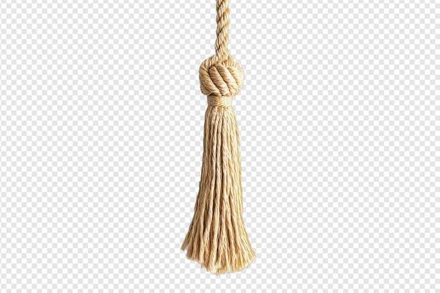Tassel elegante para acessórios com fundo isolado com isolado em fundo transparente