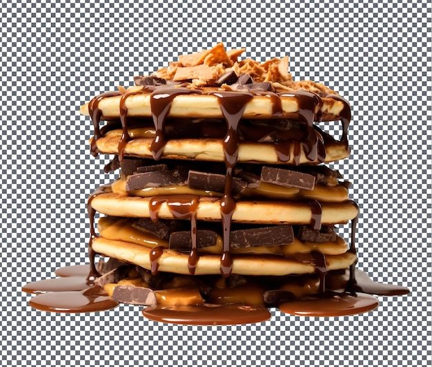 Tasty Chocolate Peanut Butter Cup isolato su uno sfondo trasparente