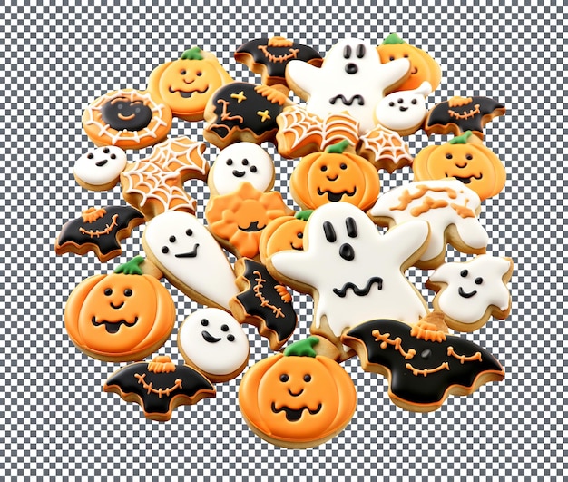 Tasty Halloween Cookie isolato sullo sfondo trasparente