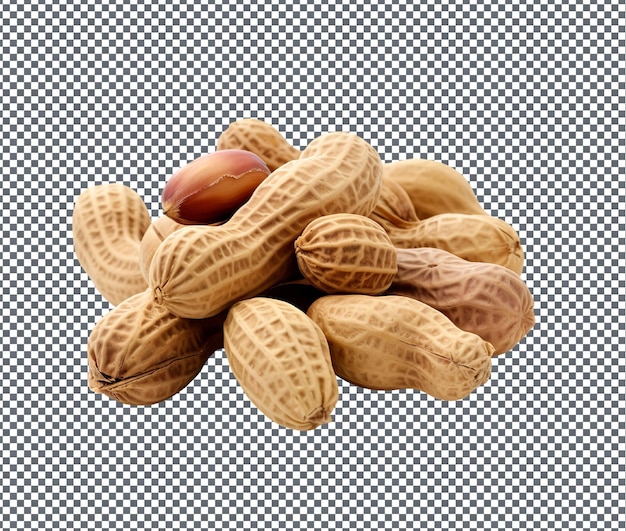 Tasty Peanuts isolated on transparent background
