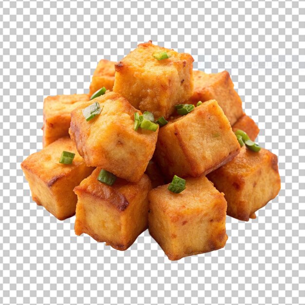 PSD tater tots mit weißem hintergrund