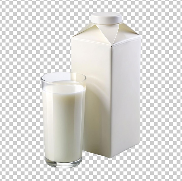 PSD tatra pack milk png