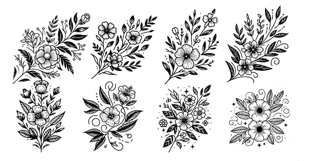 Tatuagem floral