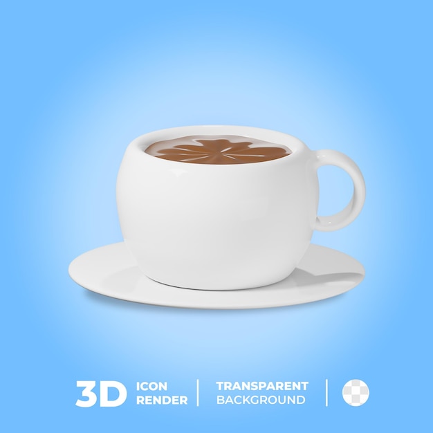 PSD taza de café 3d