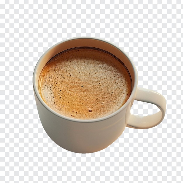 PSD taza de café aislada sobre un fondo transparente