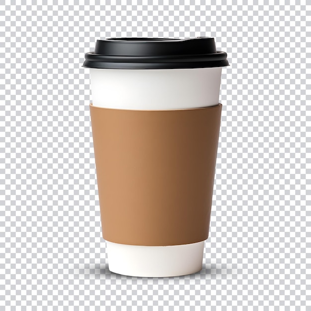 Taza de café de papel png