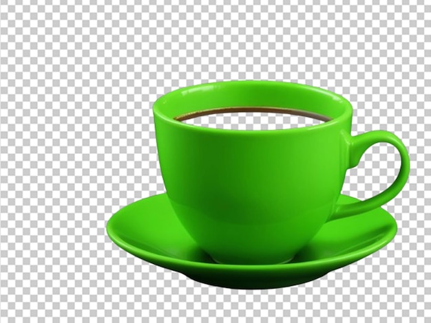 Una taza de café verde de tres dígitos.