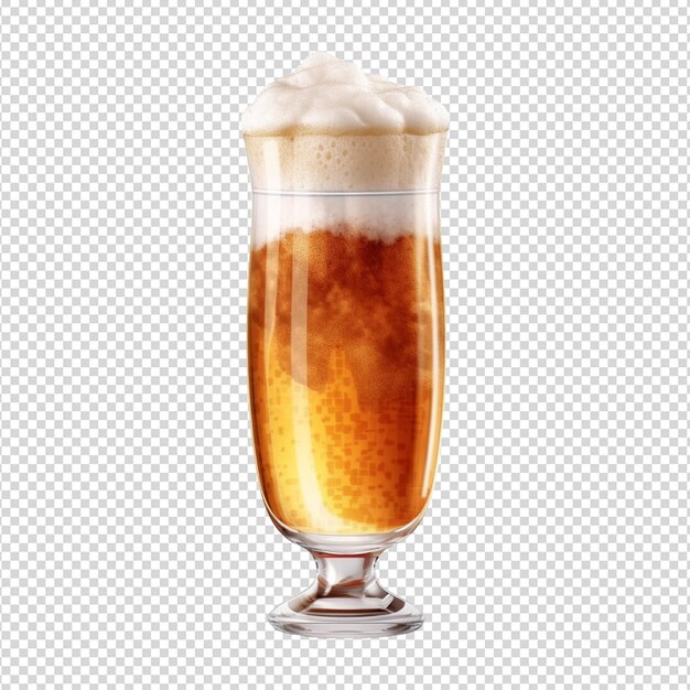 Taza de cerveza en formato psd