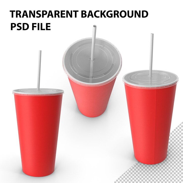PSD taza de comida rápida