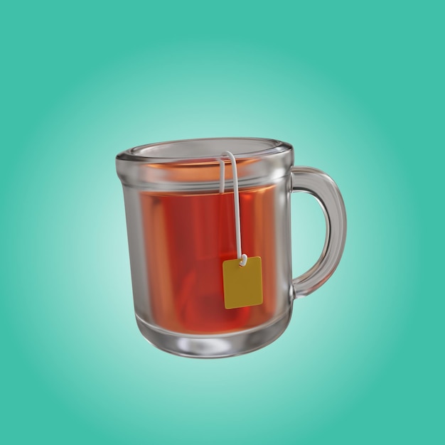 taza de té 3D