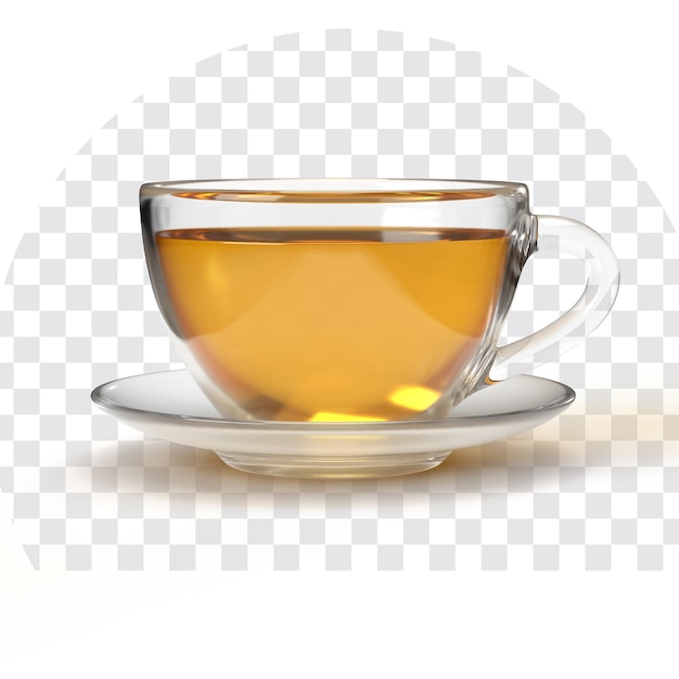 Taza de té psd