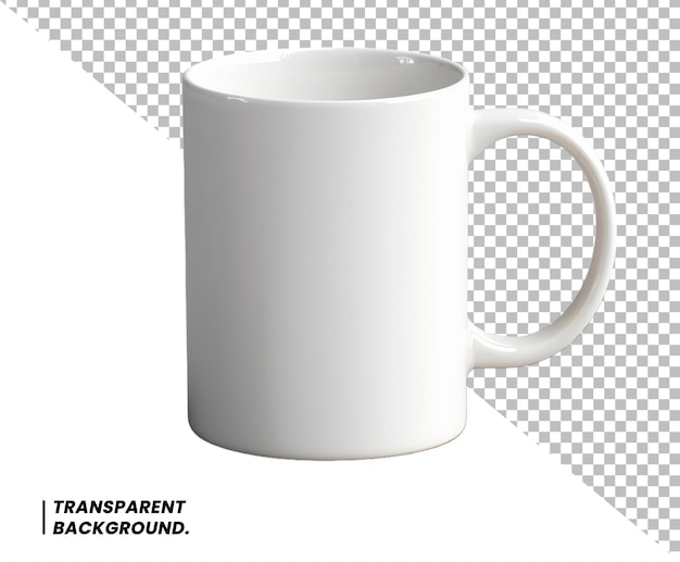 PSD taza de vidrio blanco