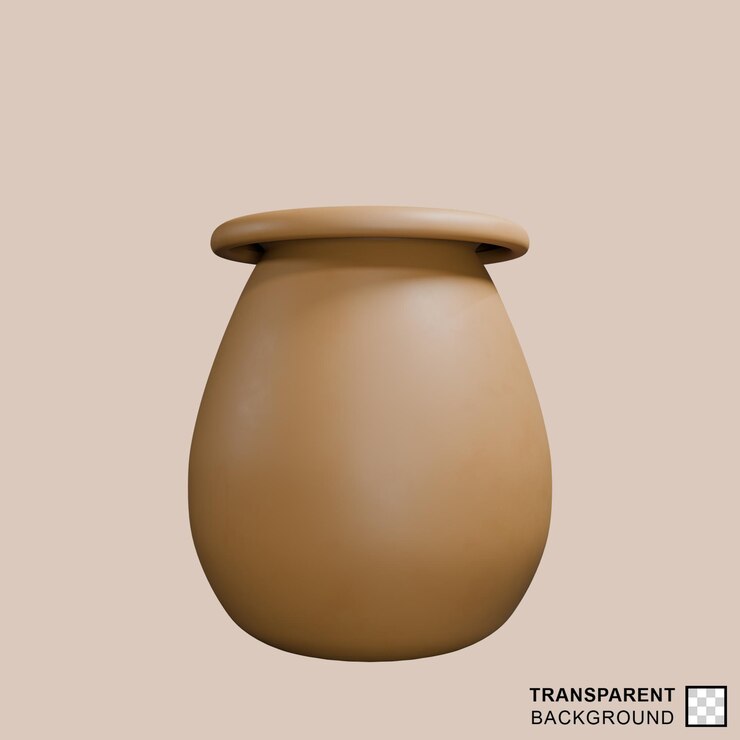 PSD taza de vidrio totalmente transparente en 3d