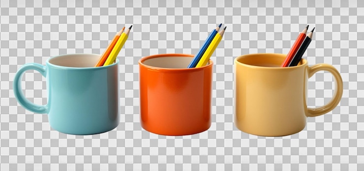 PSD tazas de café png