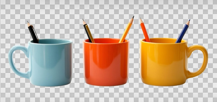 PSD tazas de café png
