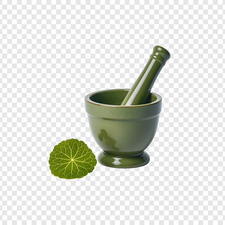 PSD un tazón verde con una botella de kiwi en él y una botella de champán en la parte delantera