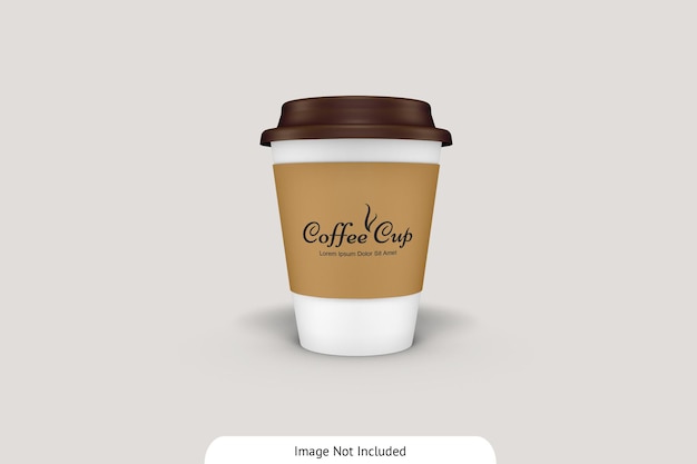 Tazza Di Caffè Con Mockup Di Cartone