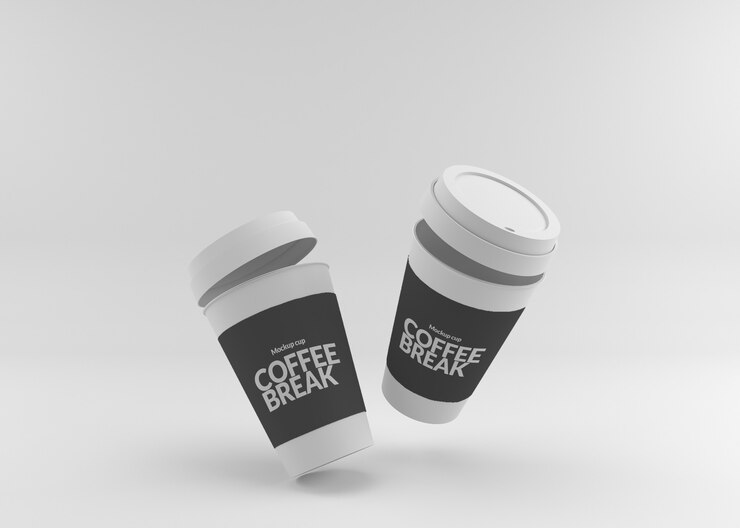 Tazza di caffè Mockup isolato