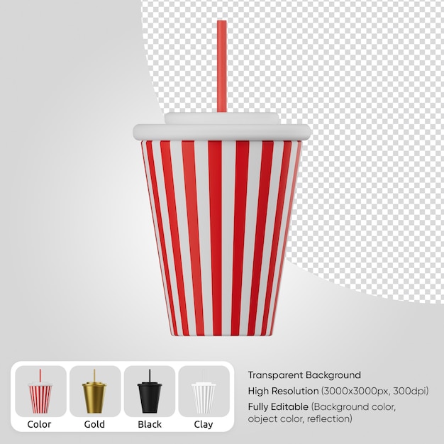 Tazza di soda 3D