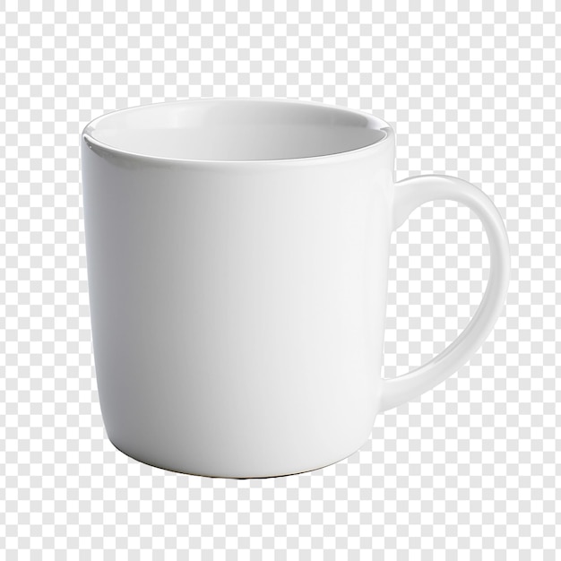 Tazza isolata su sfondo trasparente