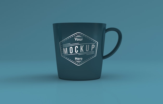 Tazza realistica Mockup 3D rendering isolato