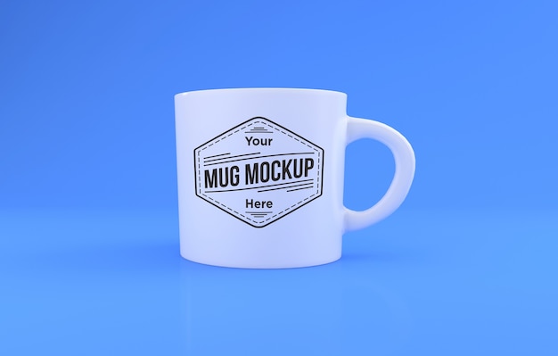 Tazza realistica Mockup 3D rendering isolato