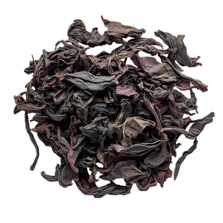 PSD té oscuro de hojas sueltas