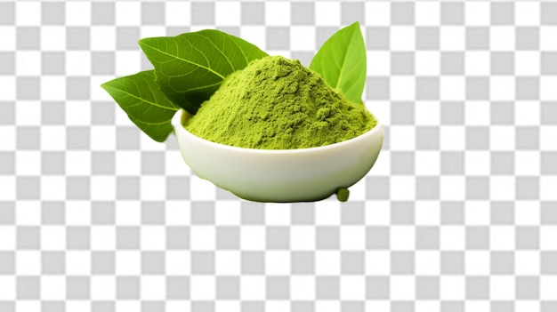 PSD el té verde en polvo png