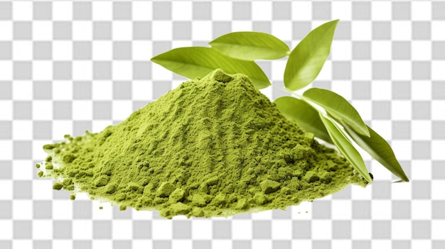 PSD el té verde en polvo png