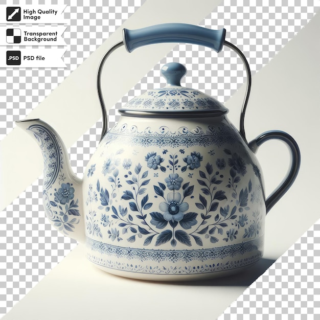 PSD teapot psd isolé sur fond transparent avec couche de masque modifiable