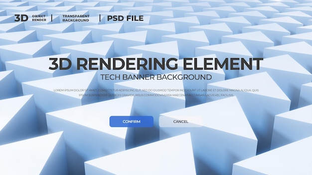 tech rendering element bg banner