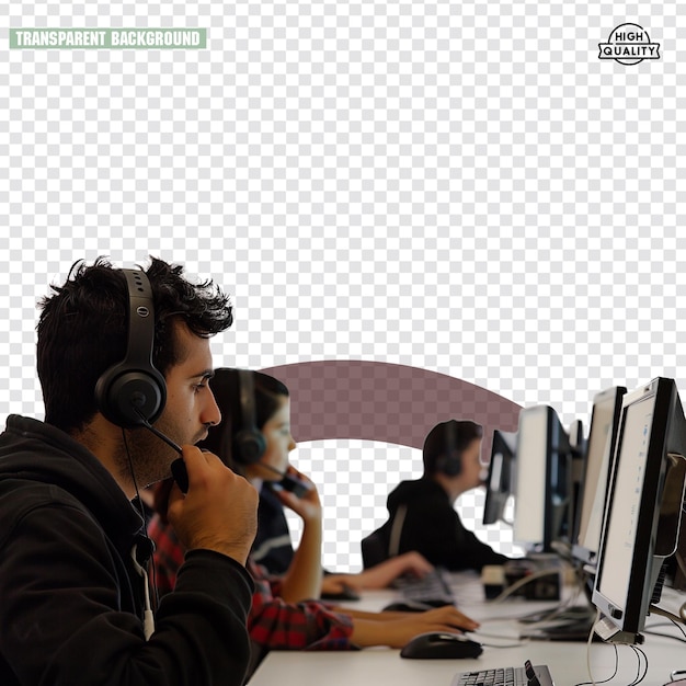 Technischer Support oder technischer Support isoliert auf durchsichtigem Hintergrund PNG