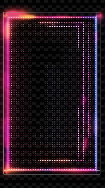 PSD techno grid eine schildtafel mit holographischen projektionen arrangement y2k shape kreatives schilddekor