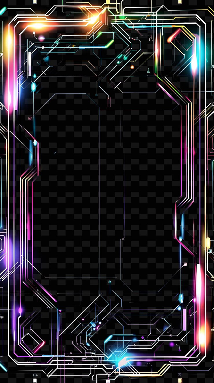 PSD techno grid un tablero de señales con proyecciones holográficas arrang y2k shape decoración de tableros de señales creativas